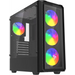 Savio Noctis Glass RGB Cube черен