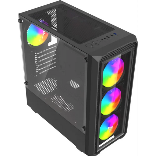 Savio Noctis Glass RGB Cube черен