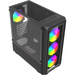 Savio Noctis Glass RGB Cube черен