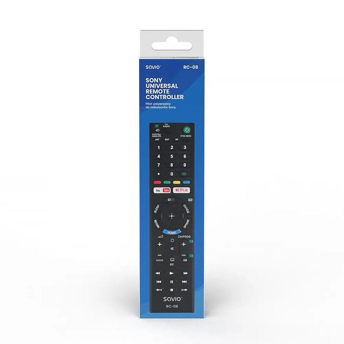 Savio RC-08 дистанционно управление TV Натиснете бутони