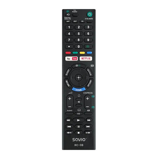 Savio RC-08 дистанционно управление TV Натиснете бутони