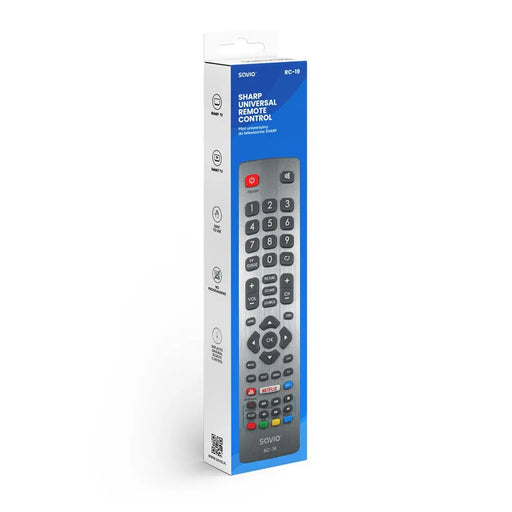 SAVIO RC-19 Универсално/Резервно дистанционно за SHARP TV –