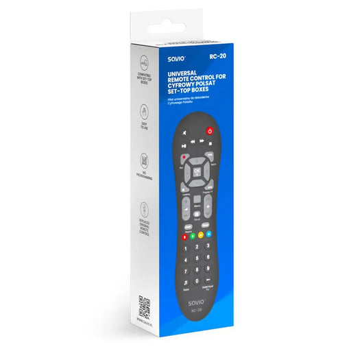Savio RC-20 дистанционно управление IR Wireless DTV TV