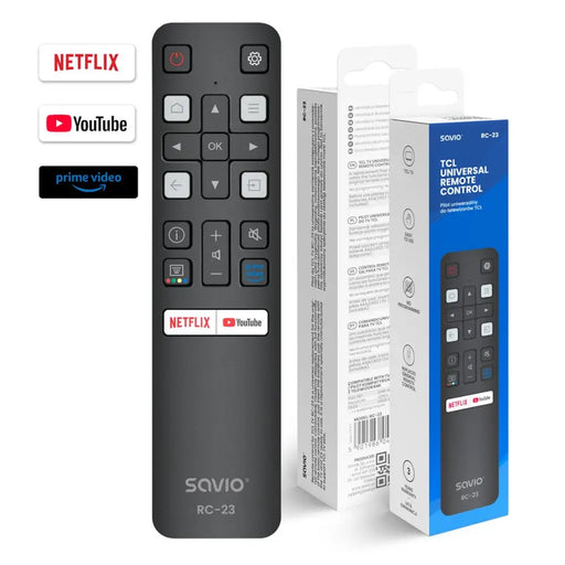 SAVIO RC-23 Универсално / Резервно дистанционно за TCL TV