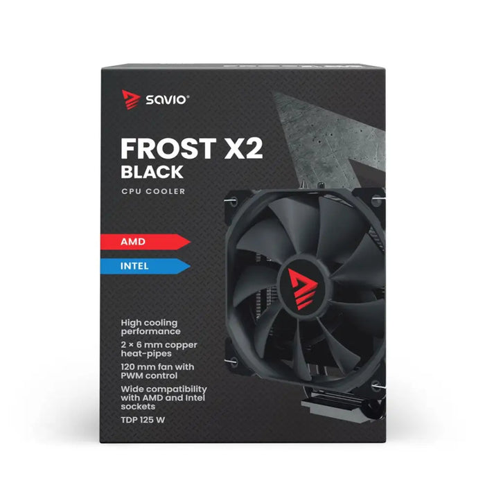 Savio SAVGCOFROSTBLACKX2 Кутия за компютър