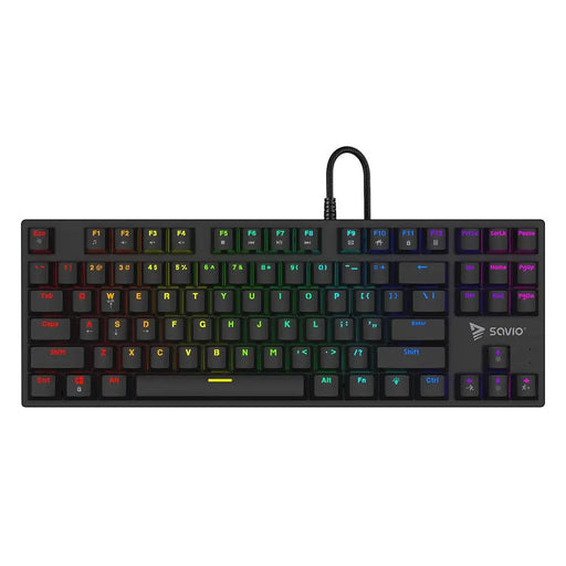 Savio Tempest x2 RGB механична клавиатура Outemu BLUE
