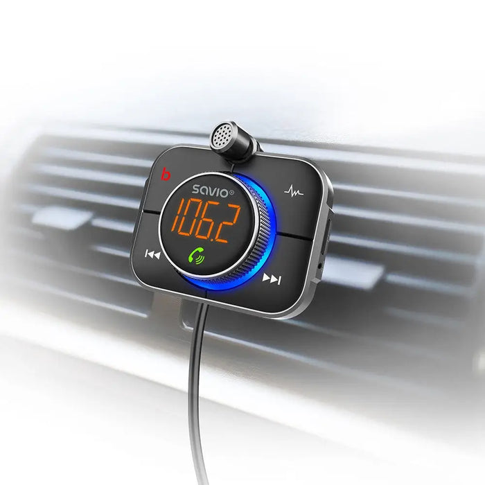 Savio TR-14 Трансмитер FM с Bluetooth и ładowarką PD 87.6