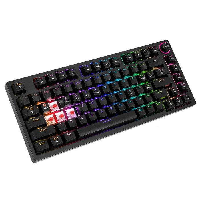 SAVIO PHENIX Безжична механична клавиатура, Gateron Red Pro, ABS