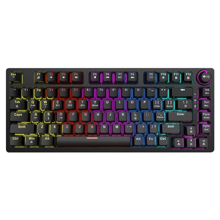 SAVIO PHENIX Безжична механична клавиатура, Gateron Red Pro, ABS