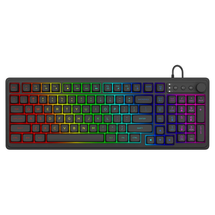 Геймърска клавиатура Savio Galaxis, USB, QWERTY, US English, Черна