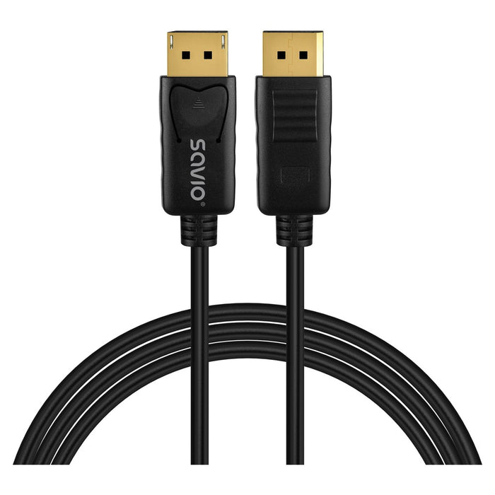 Savio CL-204 DisplayPort кабел 1 м Черен