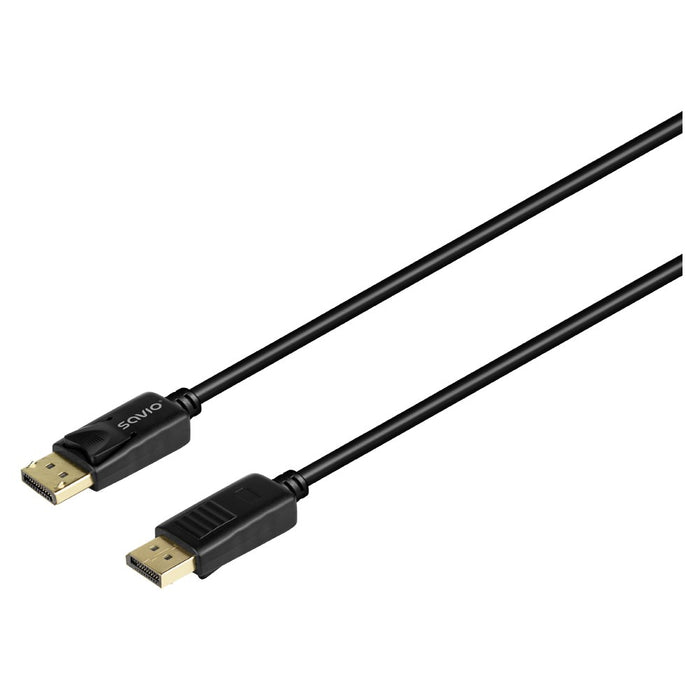 Savio CL-204 DisplayPort кабел 1 м Черен