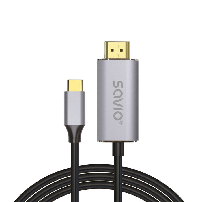 Savio USB кабел USB 3.2 Gen 2 (3.1 Gen 2) 2 м USB C USB-C/HDMI
