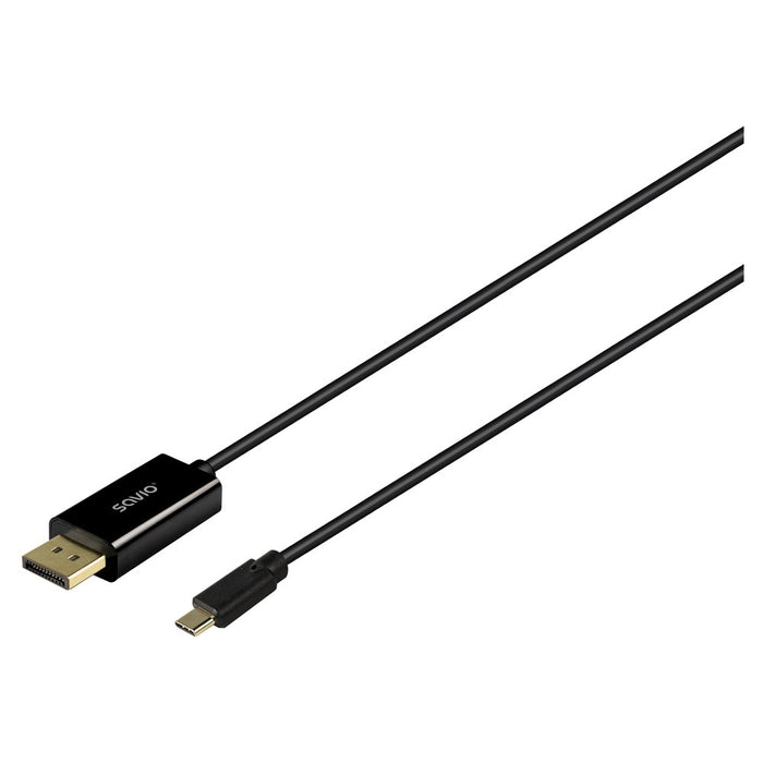 Savio CL-207 USB кабел 2 м USB C Черен