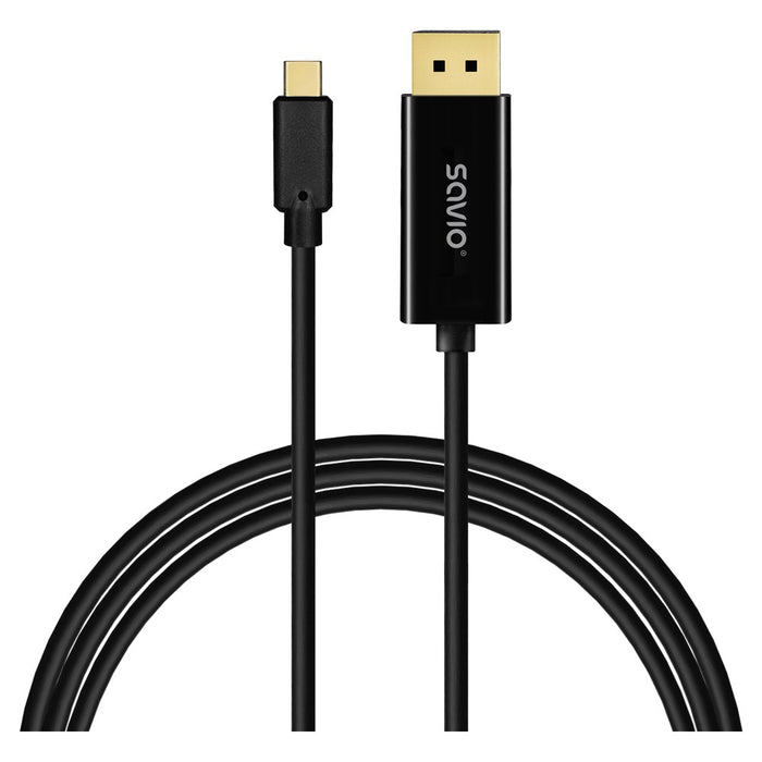 Savio CL-207 USB кабел 2 м USB C Черен