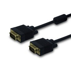 Savio Cl-202 VGA кабел 1.8 м VGA (D-Sub) Черен
