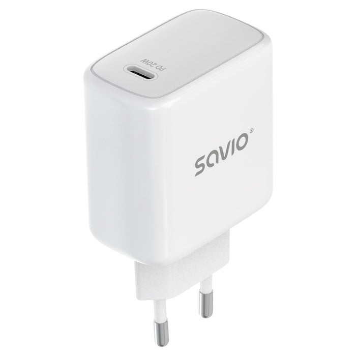 Зарядно за стена SAVIO LA-14 20W с Power Delivery 3.0