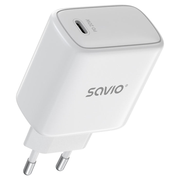 Зарядно за стена SAVIO LA-14 20W с Power Delivery 3.0