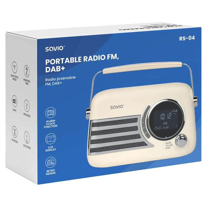 SAVIO RS-04 Преносимо радио, DAB+