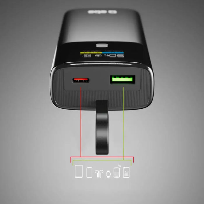 SBS 10000mAh PD 20W Преносима батерия Powerbank с LCD