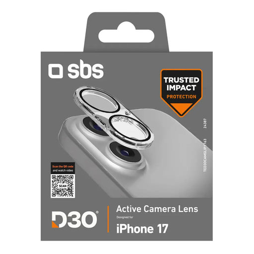 SBS Camera Glass за iPhone 17 с D3O технология