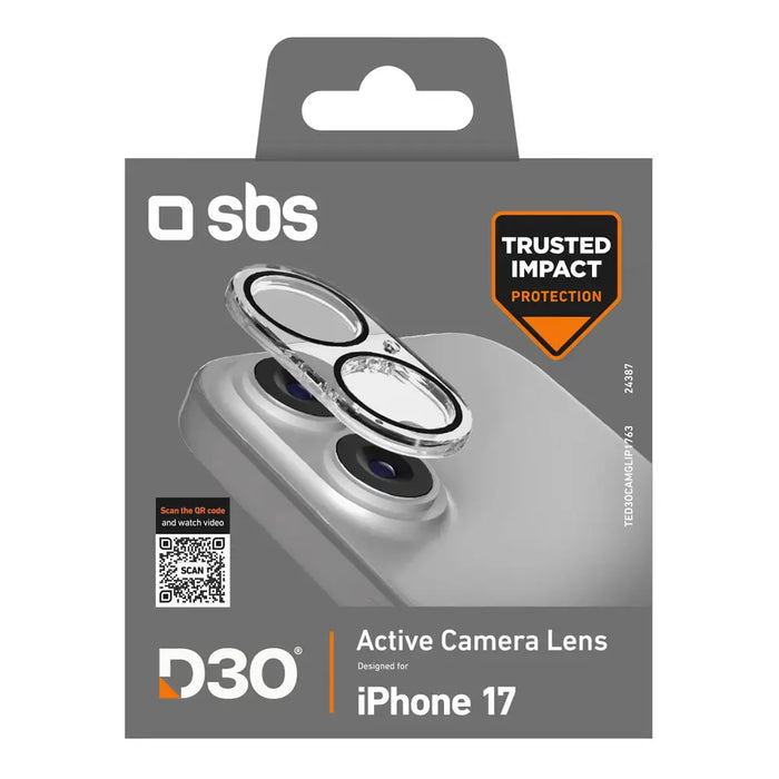 SBS Camera Glass за iPhone 17 с D3O технология
