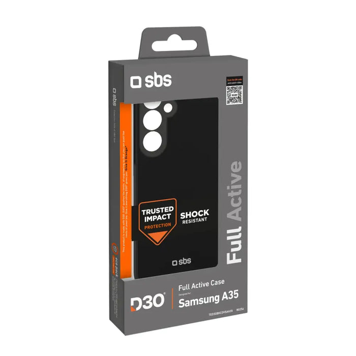 SBS D3O Full Active Case за Samsung Galaxy A35 - черен