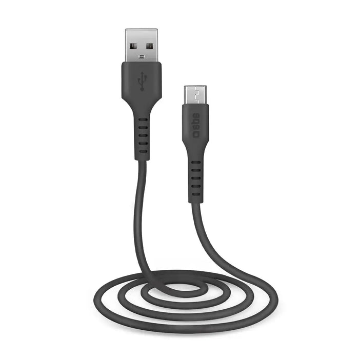 SBS LTHL200 USB-A - Micro-USB кабел 1m - Черен
