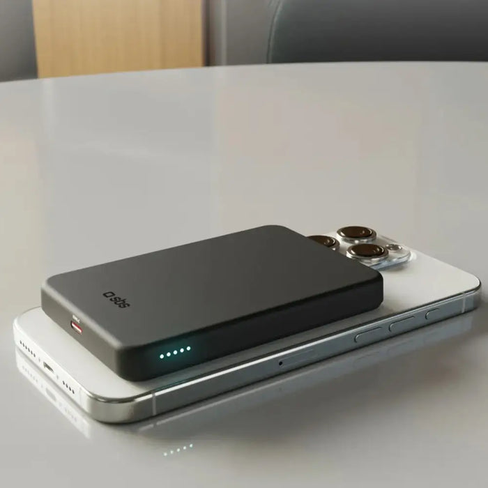 SBS Mag Power Qi2 5000 mAh Преносима батерия Powerbank