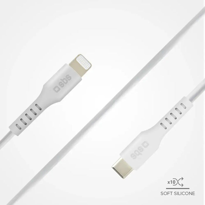 SBS TECABLELIGTC1W USB-C - Lightning Cable MFi Certified 1m