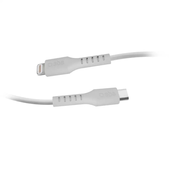 SBS TECABLELIGTC2W USB-C - Lightning кабел 2 м - Бял