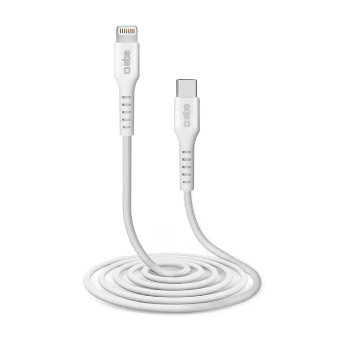 SBS TECABLELIGTC2W USB-C - Lightning кабел 2 м - Бял