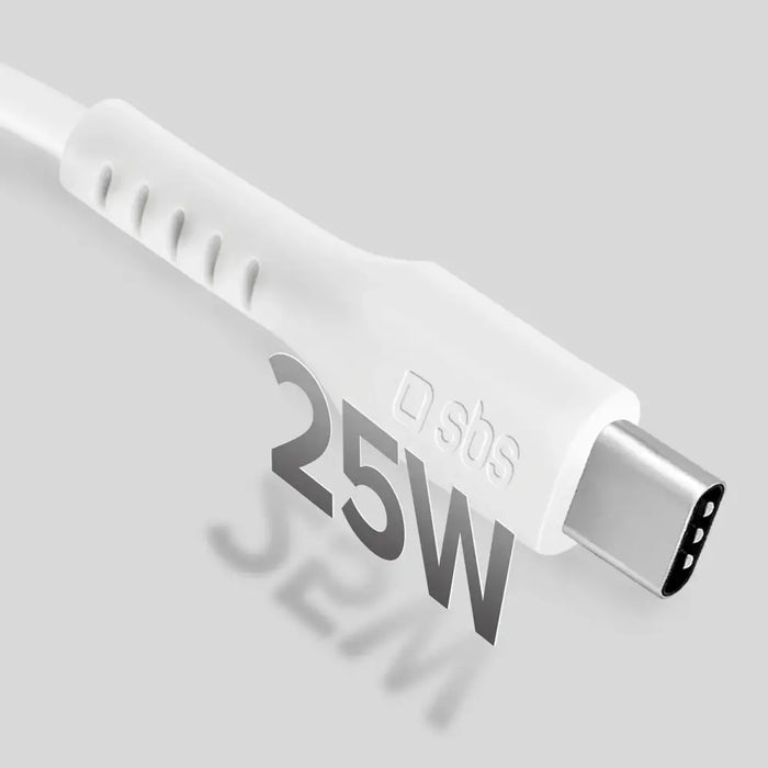 SBS TECABLETCC10W USB-C кабел - USB-C захранване 25W 1 m