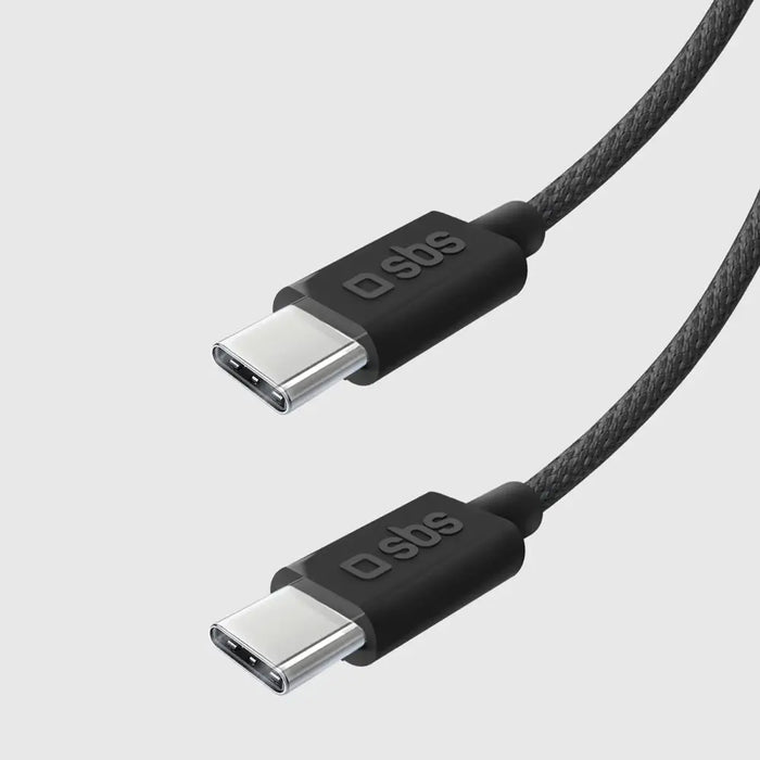 SBS TECABLETISSUETCK USB-C - USB-C 1.5m 60W плетен кабел