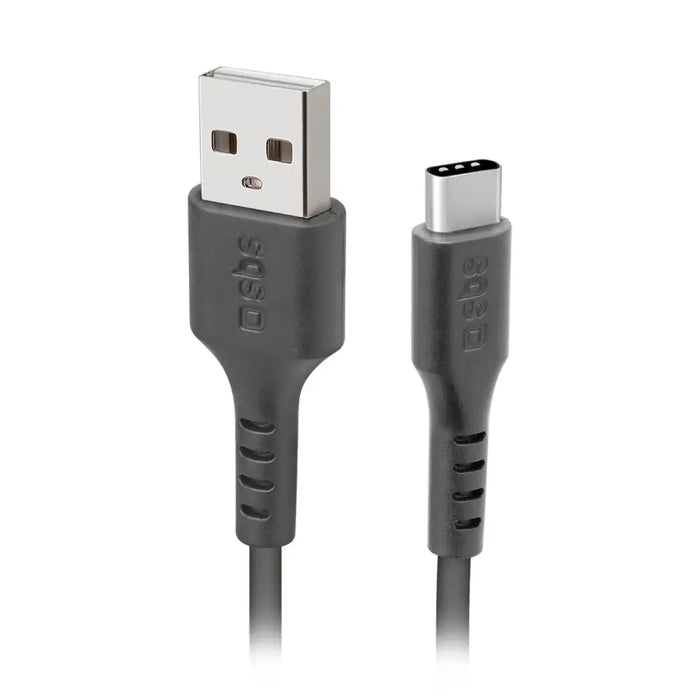 SBS TECABLETC220K USB-A - USB-C кабел 2 м - черен