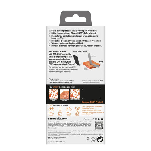 SBS Tempered Glass D3O с рамка за iPhone 16 Pro Max