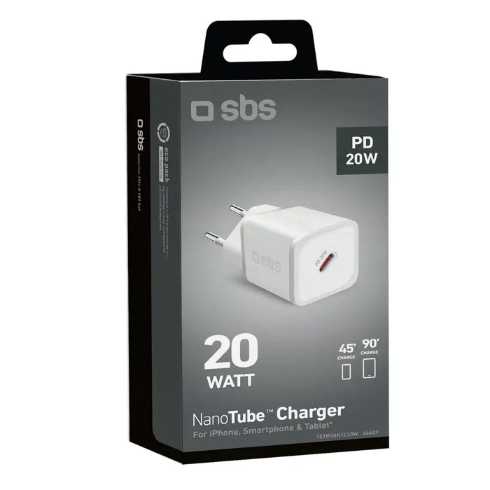 SBS TETRGAN1C20W 20W GaN стенно зарядно устройство