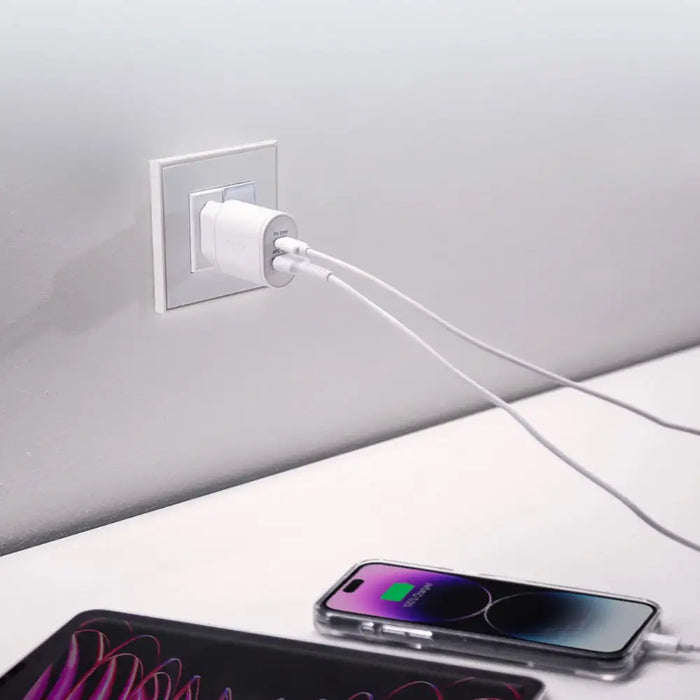 SBS TETRPD20W 20W USB-A USB-C стенно зарядно устройство
