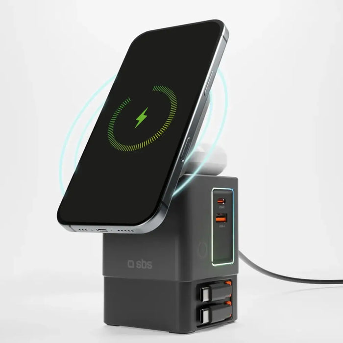 SBS захранваща докинг станция 6-в-1 с MagSafe стойка