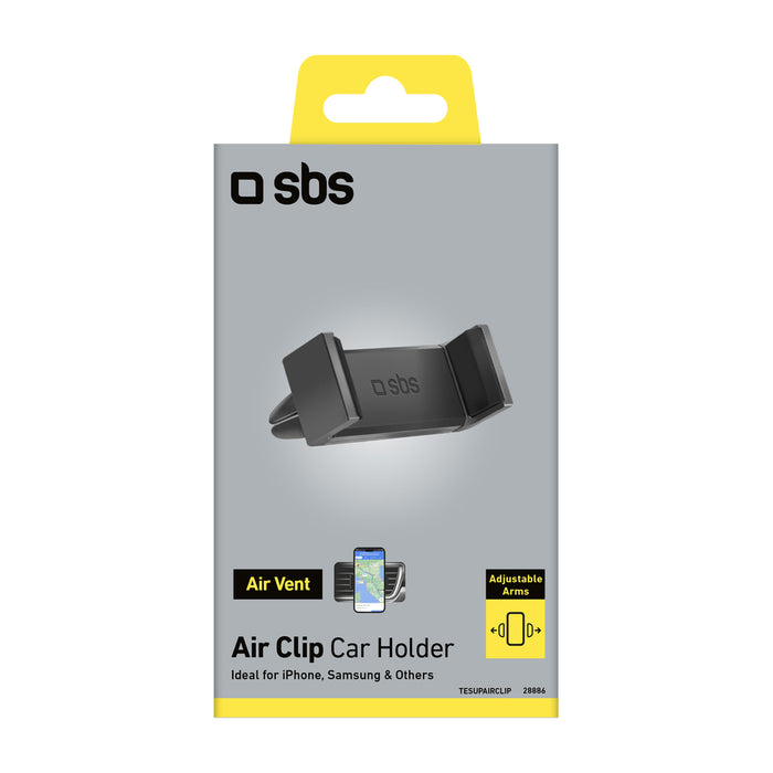 SBS TESUPAIRCLIP стойка за смартфон за вентилационен отвор - черна