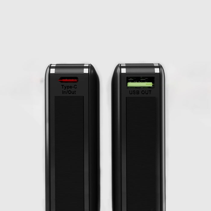 Преносима батерия Powerbank SBS 20000mAh 65W PD AFC USB-C USB-A за лаптоп, таблет, смартфон - черен