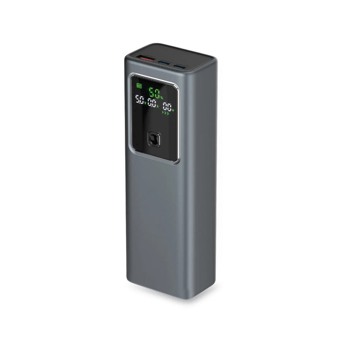 Преносима батерия Powerbank SBS 20000mAh PD 100W с LCD дисплей - сив