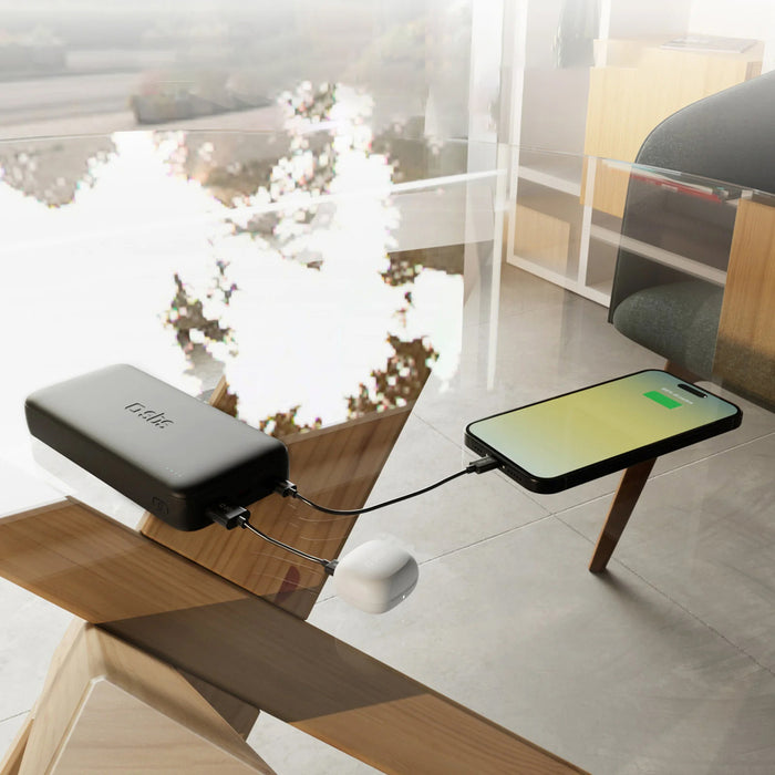 SBS Infinity Преносима батерия Powerbank 20000mAh 10W LiFePo₄ USB-A USB-C - черен