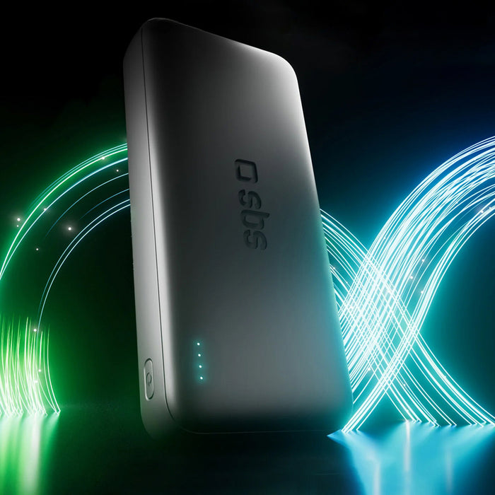 SBS Infinity Преносима батерия Powerbank 20000mAh 10W LiFePo₄ USB-A USB-C - черен