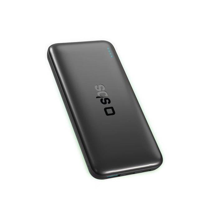 SBS Infinity Преносима батерия Powerbank 10000mAh 10W LiFePo₄ USB-A USB-C - черен