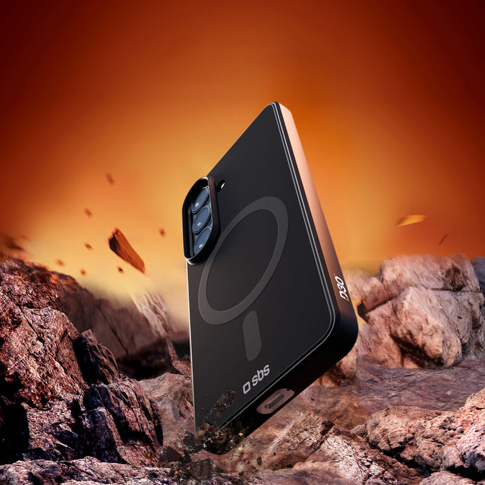SBS Full Active Case D3O за Samsung Galaxy S26, съвместим с MagSafe - черен