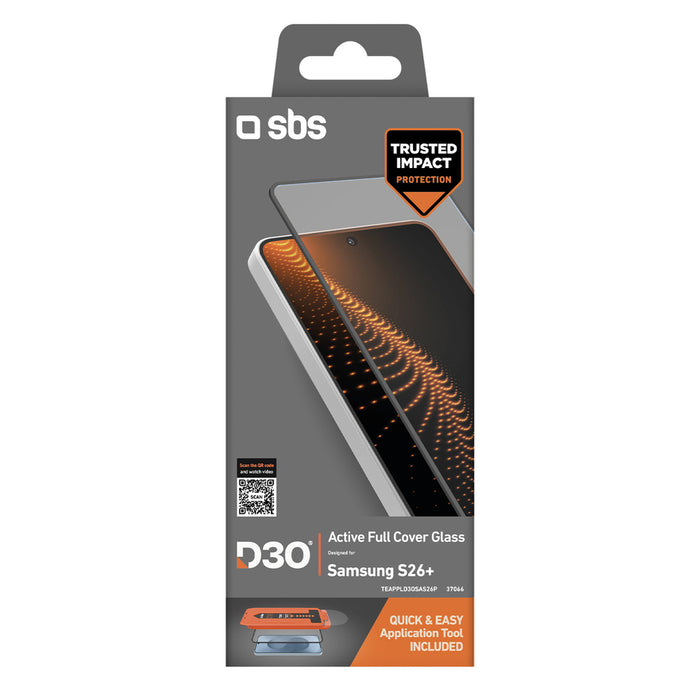 Закалено стъкло SBS D3O за Samsung Galaxy S26 Plus с апликатор