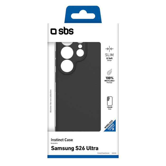 Калъф SBS Instinct за Samsung Galaxy S26 Ultra - черен