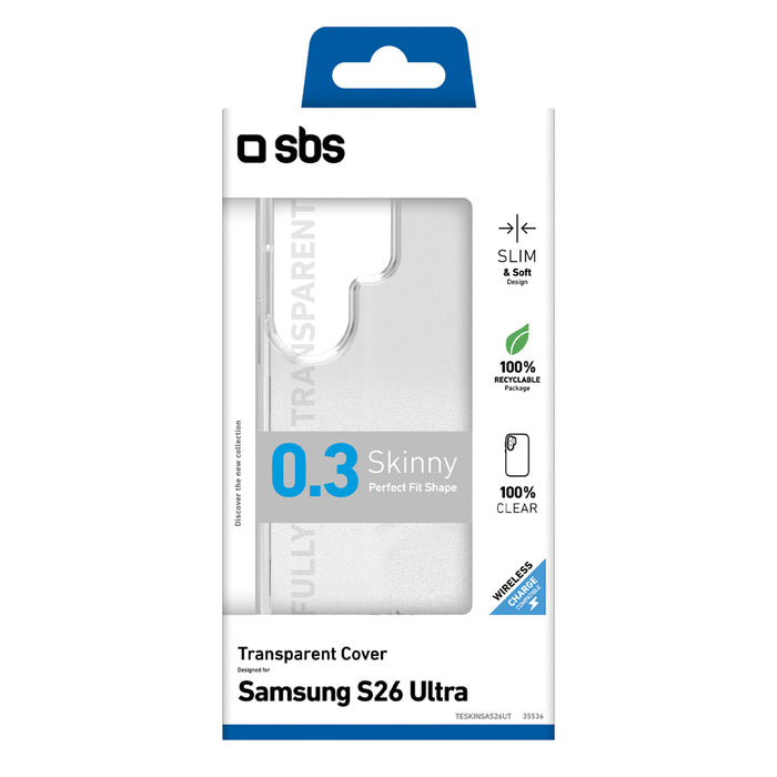 SBS Skinny калъф за Samsung Galaxy S26 Ultra - прозрачен