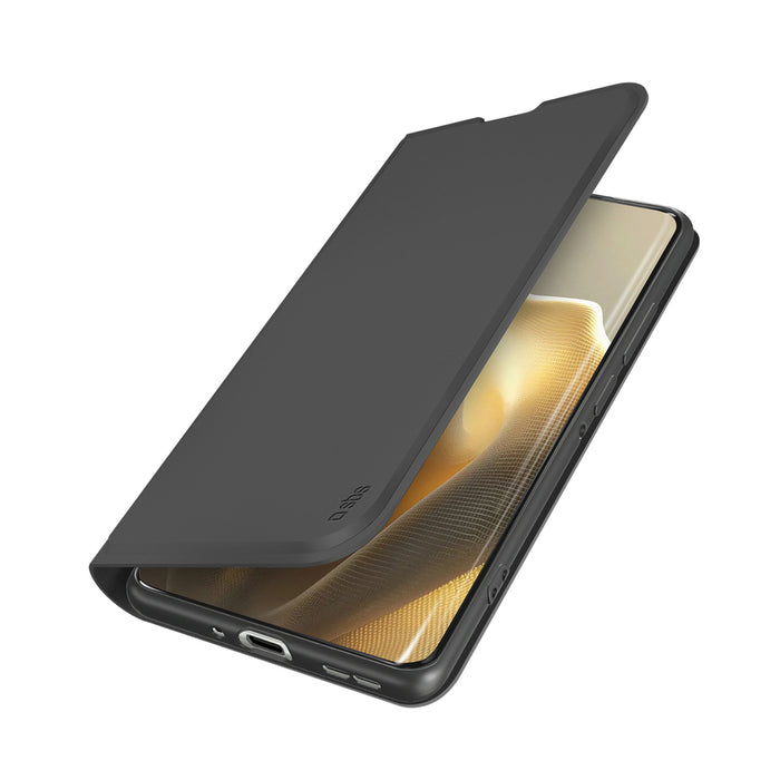 Калъф SBS Wallet Smooth за Motorola Edge 60 Pro с флип - черен
